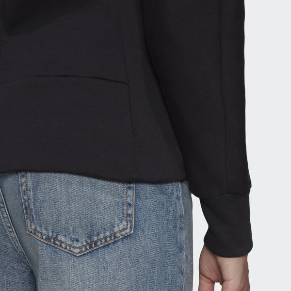 Czerń Real Madrid Anthem Jacket IE264