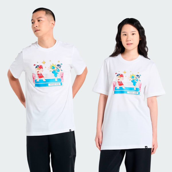 White Muay Thai Tee