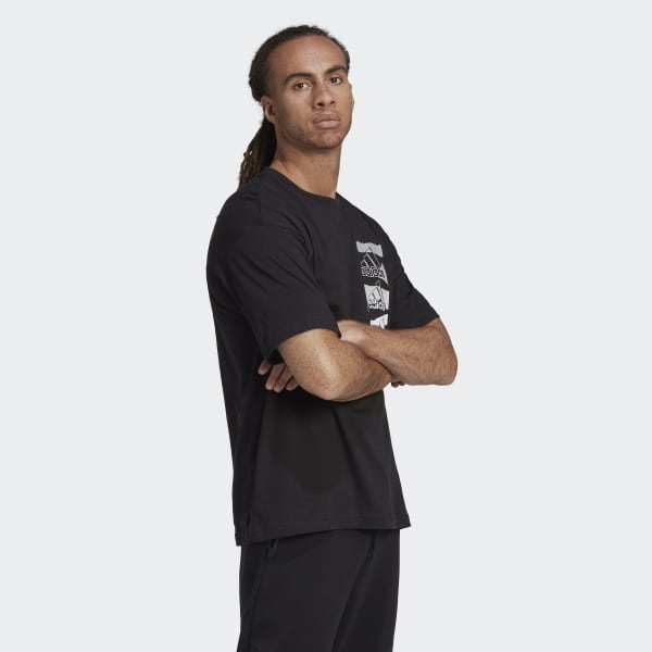 Black Essentials Brandlove Single Jersey Tee (Gender Neutral) CO358