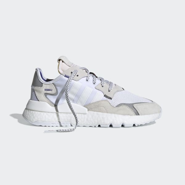 adidas nite jogger blanche