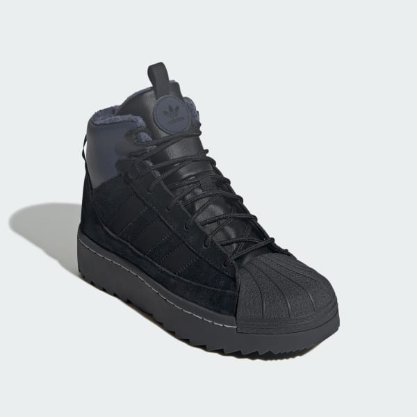 Preto Botas Superstar Invernizadas Trek