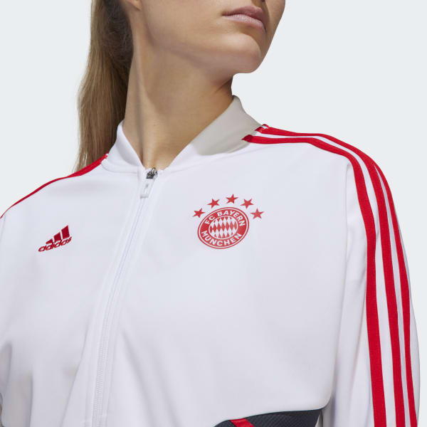 White FC Bayern Condivo 22 Track Jacket CO201