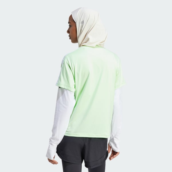 Green AEROREADY Train Essentials 3-Stripes Tee