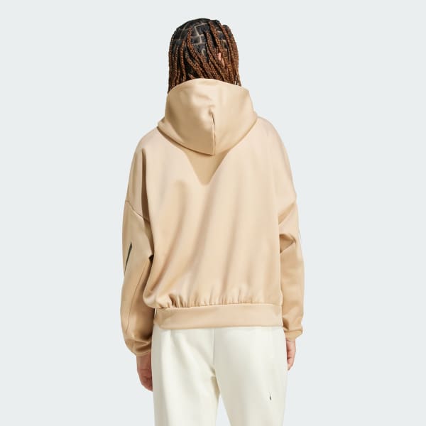 Beige Veste à capuche adidas Z.N.E.