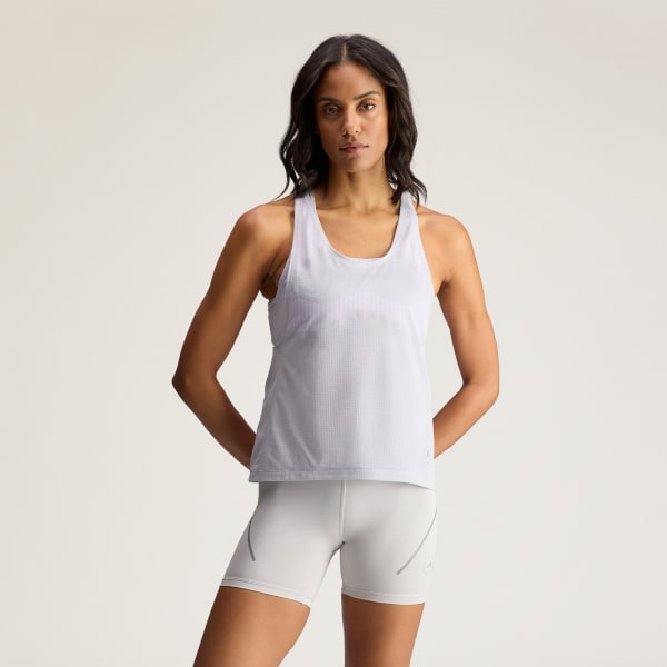 Grey adidas by Stella McCartney Running Tank