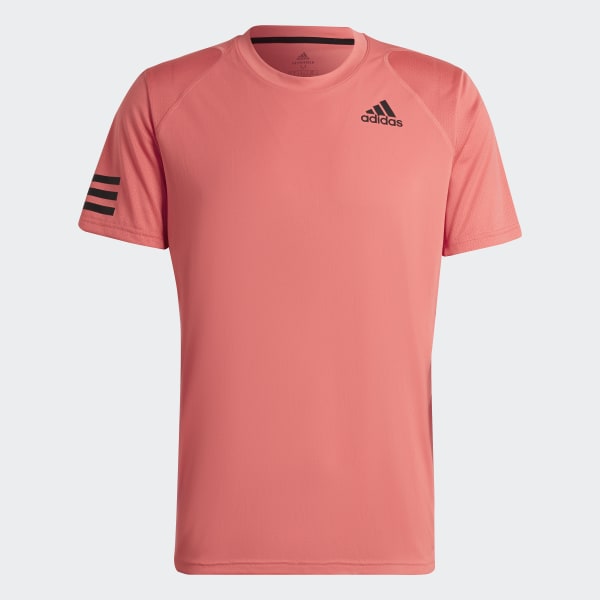 Κόκκινο Club Tennis 3-Stripes Tee 22590