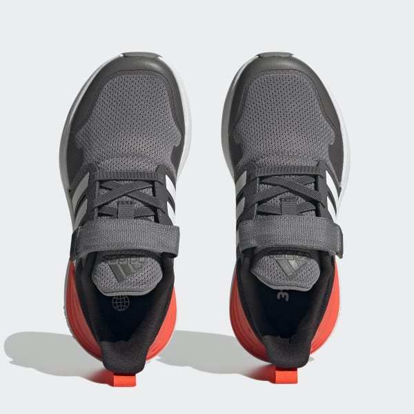 Szary Rapidasport Bounce Sport Running Elastic Lace Top Strap Shoes