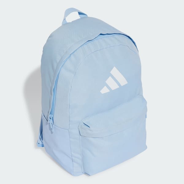 Azul Mochila Classic 3 Bar Logo