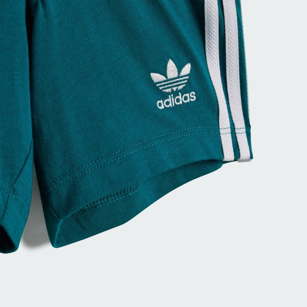 adidas Shorts Tee Set Kids Turquoise adidas Belgium