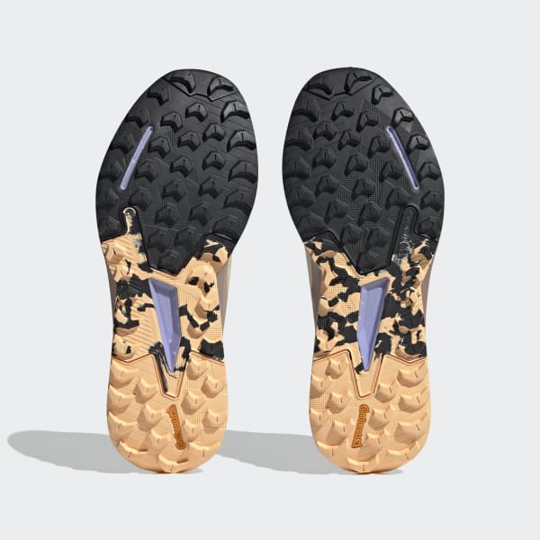 Beige TERREX Agravic Flow 2.0 Trail Running Shoes