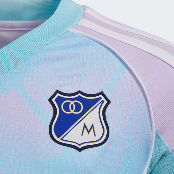 Morado Camiseta Visitante de Millonarios FC 2026 Niño