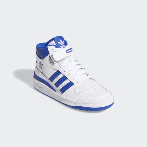 blanc Chaussure Forum Mid