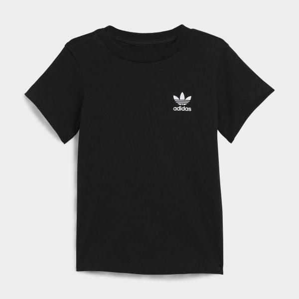 Black Shorts and Tee Set