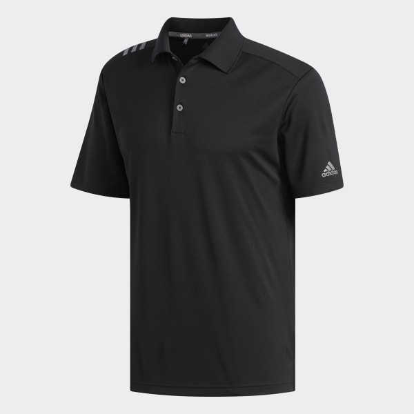 adidas 3-Stripes Polo Shirt - Black 