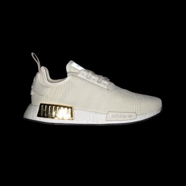 adidas nmd womens white and gold