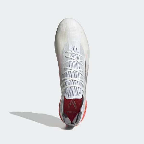 Blanco Zapatos de fútbol X Speedflow.1 Terreno Firme LET27