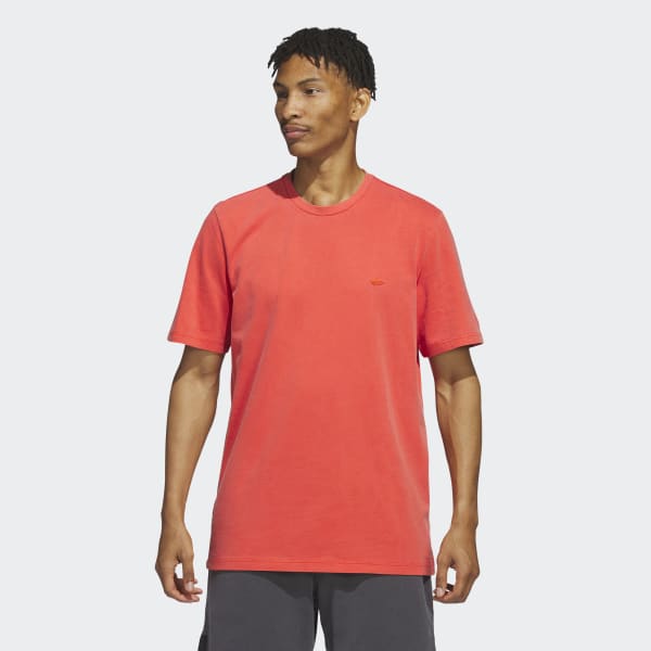 adidas Featherweight Shmoofoil Tee - Red | Men's Skateboarding | adidas US