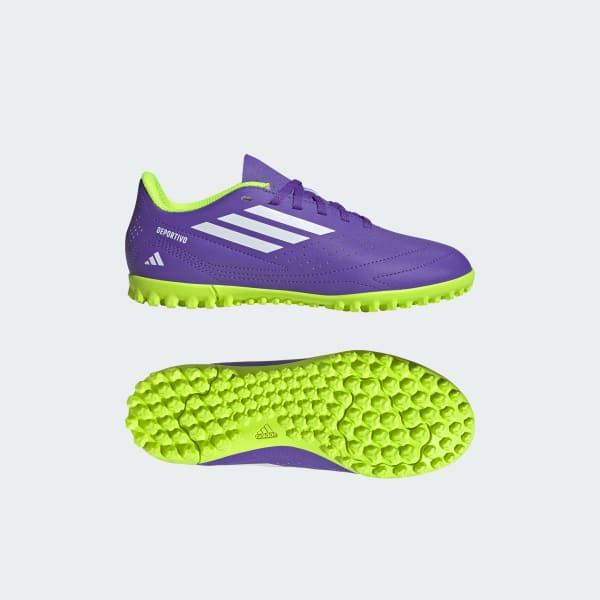 Roxo Chuteira Deportivo III Turf Infantil