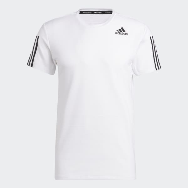 Blanco Playera 3 Rayas AEROREADY Primeblue
