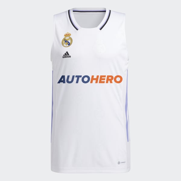 Hvid Real Madrid hjemmebanetrøje P0428