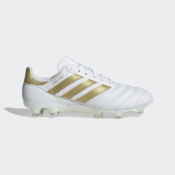 White Copa Icon Firm Ground Football Boots
