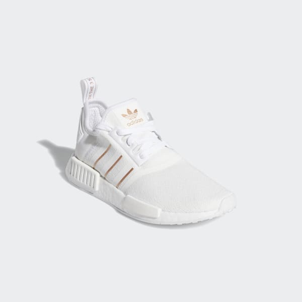 adidas women's white and gold trainers