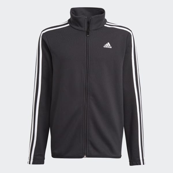 adidas suit black and white