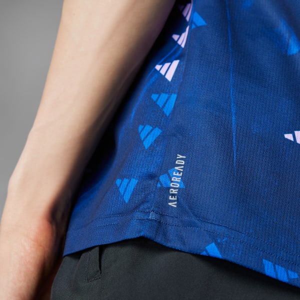 Azul Remera Run It Brand Love