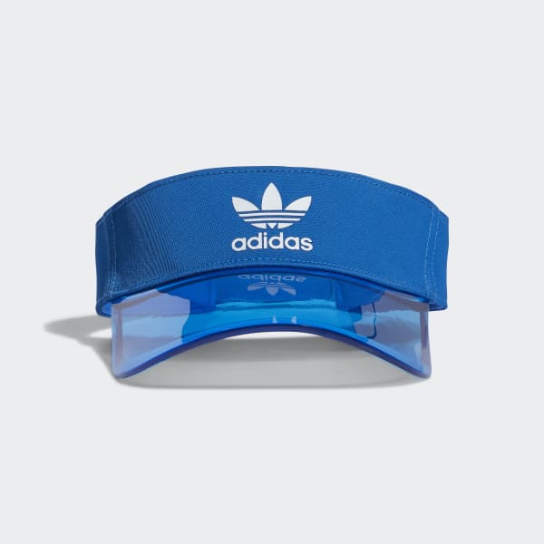 blue adidas visor