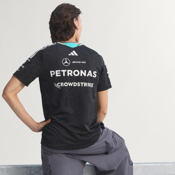 Đen ÁO ĐẤU TAY ĐUA CHÍNH HÃNG MERCEDES - AMG PETRONAS FORMULA 1 TEAM