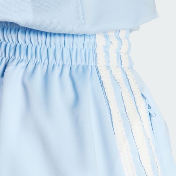 adidas Originals Satin Wide Leg Pants Ruffle 3-Stripes