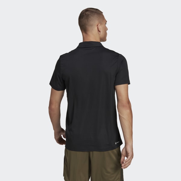 Polera con Cuello de Entrenamiento Train Essentials Negro adidas