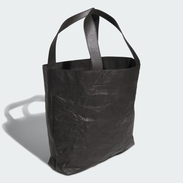 Black Y-3 Leather Tote Bag