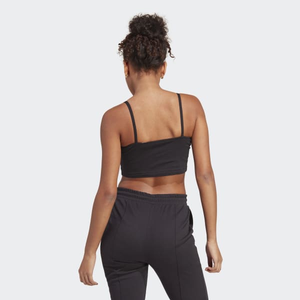 Nero Canotta Allover adidas Graphic Corset-Inspired