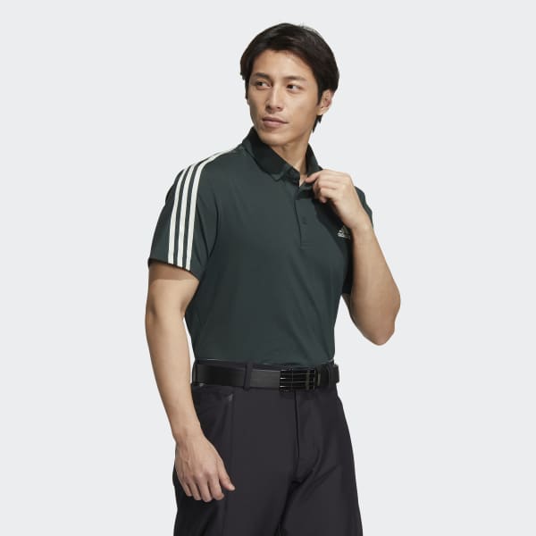 adidas AEROREADY 3-Stripes Polo Shirt - Green | adidas Singapore