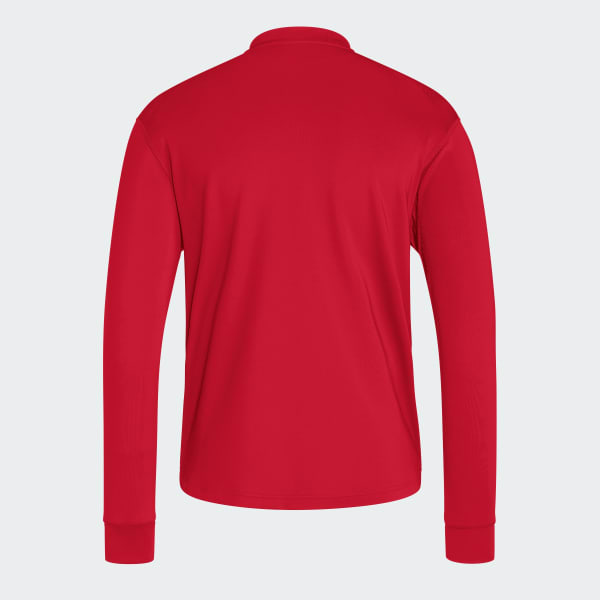 adidas NC State Dugout Crew Sweater - Red | Free Shipping