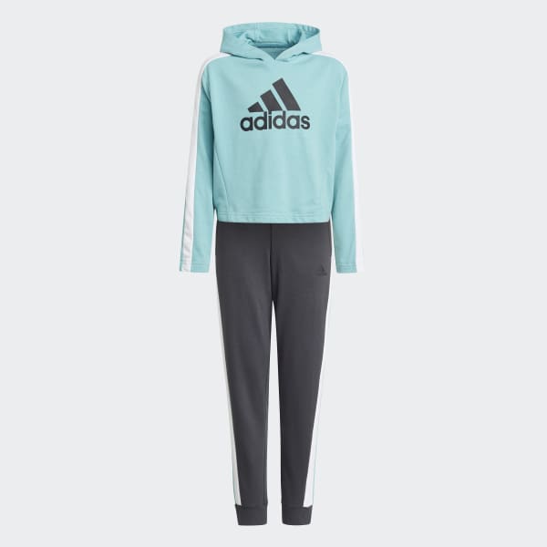 Ngoc-lam Bộ track suit crop top colorblock