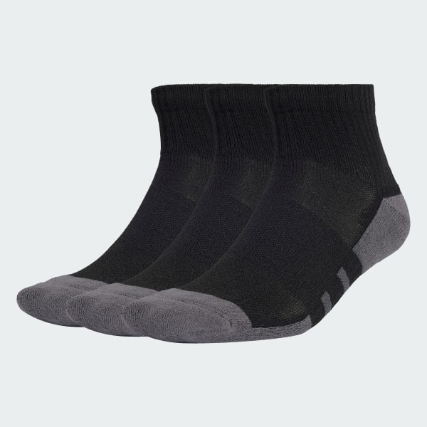 Black Essentials CLIMACOOL Quarter Socks 3 Pairs