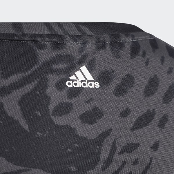 Grey AEROREADY Sport Icons Animal Print Tee