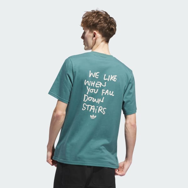 Groen Shmoofoil Stairs T-shirt