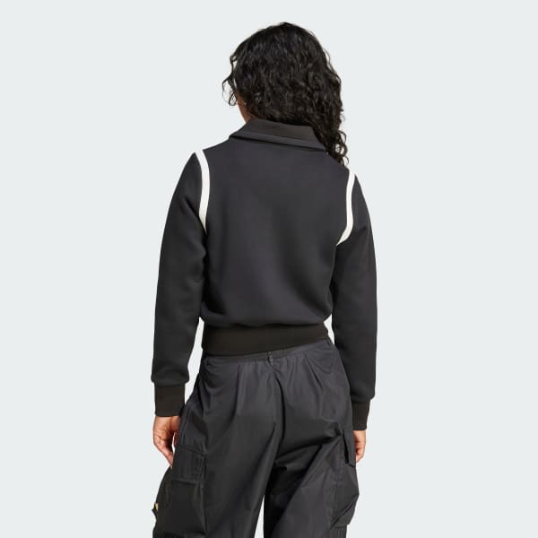 Hitam Track Top Collared Originals Premium