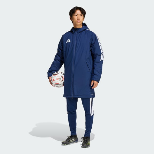 adidas Tiro26 Stadium Parka - Blue | Free Shipping with adiClub