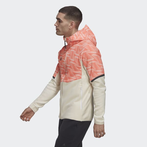 Beige Designed for Gameday Kapuzenjacke
