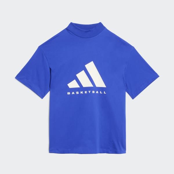adidas Basketball Tee Blue adidas Thailand