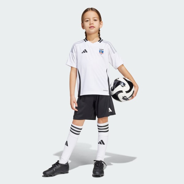 Blanco Conjunto niño Local Colo-Colo 2025