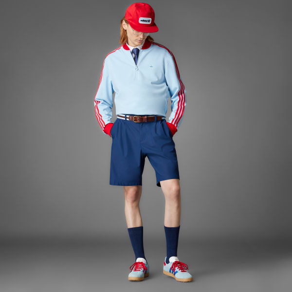 Blue 오리지널스 3S 쿼터집 스웨트셔츠