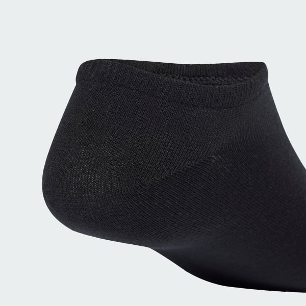 Noir Socquettes fines (6 paires)