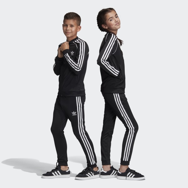 Kids SST Track Pant in Black and White 