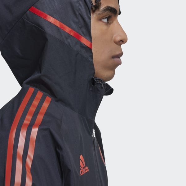 Svart FC Bayern Condivo 22 All-Weather Jacket R0701