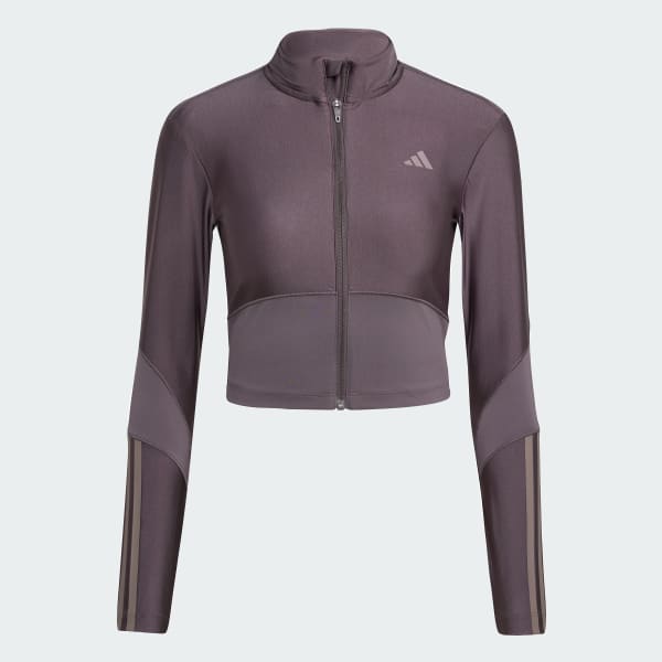 Grigio Copricostume Hyperglam Shine con zip integrale